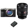 Sony A7C II Silver + FE 35mm f/1.4 GM + 1 Sony NP-FZ100 - Appareil Photo Hybride|MCZ DIRECT