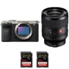 Sony A7C II Silver + FE 35mm f/1.4 GM + 2 SanDisk 64GB Extreme PRO UHS-II SDXC 300 MB/s - Appareil Photo Hybride|MCZ DIRECT