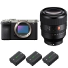 Sony A7C II Silver + FE 50mm f/1.2 GM + 3 Sony NP-FZ100 - Appareil Photo Hybride|MCZ DIRECT
