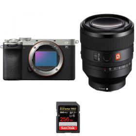 Sony A7C II Silver + FE 50mm f/1.2 GM + 1 SanDisk 256GB Extreme PRO UHS-II SDXC 300 MB/s-1