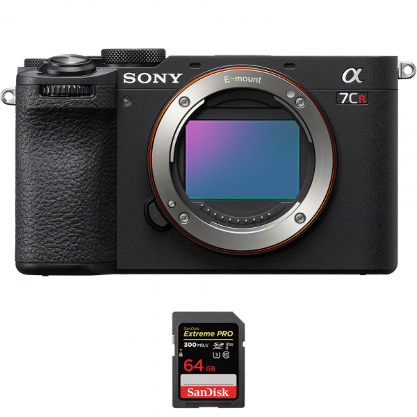 Sony A7CR Black + 1 SanDisk 64GB Extreme PRO UHS-II SDXC 300 MB/s|MCZ DIRECT