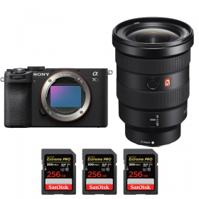 Sony A7CR Negro + FE 16-35mm f/2.8 GM + 3 SanDisk 256GB Extreme PRO UHS-II SDXC 300 MB/s-1