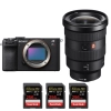 Sony A7CR Negro + FE 16-35mm f/2.8 GM + 3 SanDisk 256GB Extreme PRO UHS-II SDXC 300 MB/s|MCZ DIRECT