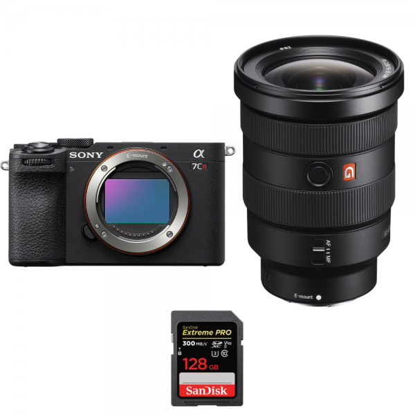 Sony A7CR Black + FE 16-35mm f/2.8 GM + 1 SanDisk 128GB Extreme PRO UHS-II SDXC 300 MB/s|MCZ DIRECT