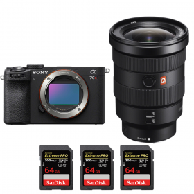 Sony A7CR Negro + FE 16-35mm f/2.8 GM + 3 SanDisk 64GB Extreme PRO UHS-II SDXC 300 MB/s-1