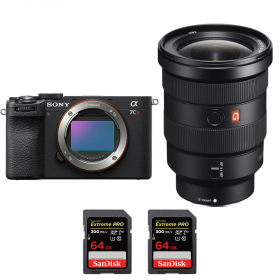 Sony A7CR Negro + FE 16-35mm f/2.8 GM + 2 SanDisk 64GB Extreme PRO UHS-II SDXC 300 MB/s-1