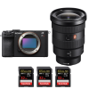 Sony A7CR Black + FE 16-35mm f/2.8 GM + 3 SanDisk 32GB Extreme PRO UHS-II SDXC 300 MB/s|MCZ DIRECT