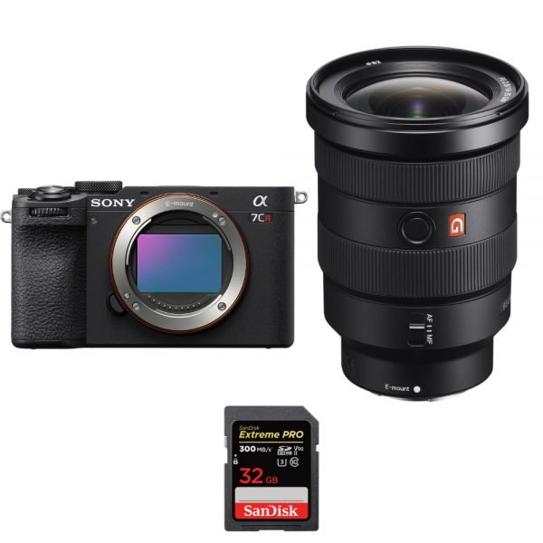 Sony A7CR Noir + FE 16-35mm f/2.8 GM + 1 SanDisk 32GB Extreme PRO UHS-II SDXC 300 MB/s - Appareil Photo Hybride|MCZ DIRECT