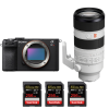 Sony A7CR Black + FE 70-200mm f/2.8 GM OSS II + 3 SanDisk 256GB Extreme PRO UHS-II SDXC 300 MB/s|MCZ DIRECT