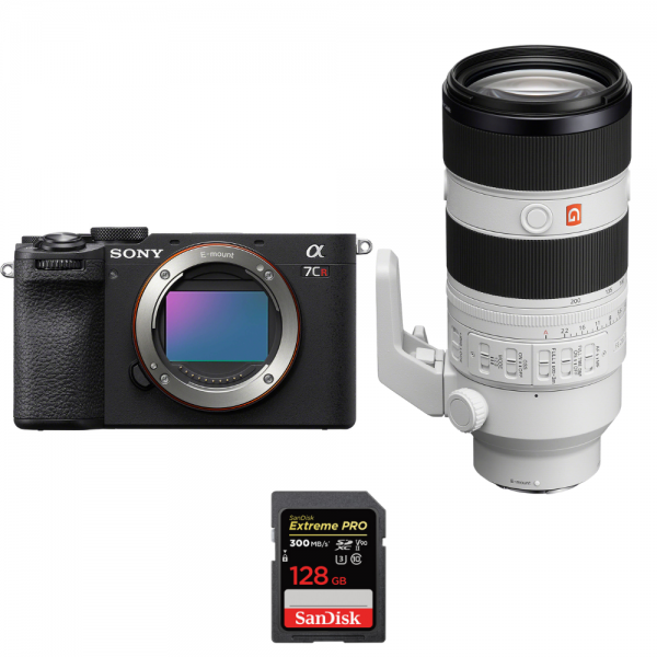 Sony A7CR Noir + FE 70-200mm f/2.8 GM OSS II + 1 SanDisk 128GB Extreme PRO UHS-II SDXC 300 MB/s - Appareil Photo Hybride|MCZ DIRECT