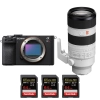 Sony A7CR Negro + FE 70-200mm f/2.8 GM OSS II + 3 SanDisk 64GB Extreme PRO UHS-II SDXC 300 MB/s|MCZ DIRECT