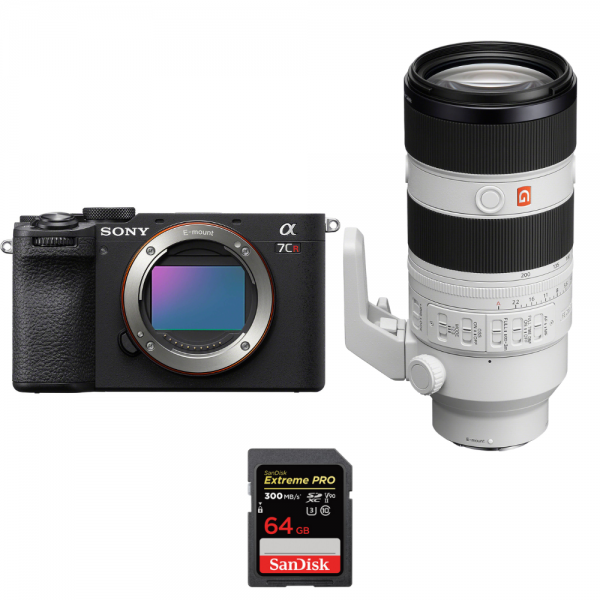 Sony A7CR Negro + FE 70-200mm f/2.8 GM OSS II + 1 SanDisk 64GB Extreme PRO UHS-II SDXC 300 MB/s|MCZ DIRECT