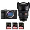 Sony A7CR Noir + FE 12-24mm f/2.8 GM + 3 SanDisk 128GB Extreme PRO UHS-II SDXC 300 MB/s - Appareil Photo Hybride|MCZ DIRECT