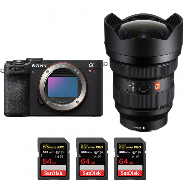 Sony A7CR Negro + FE 12-24mm f/2.8 GM + 3 SanDisk 64GB Extreme PRO UHS-II SDXC 300 MB/s Sony Sony A7CR 5.864,00 € MCZ DIRECT