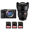 Sony A7CR Noir + FE 12-24mm f/2.8 GM + 3 SanDisk 64GB Extreme PRO UHS-II SDXC 300 MB/s - Appareil Photo Hybride|MCZ DIRECT