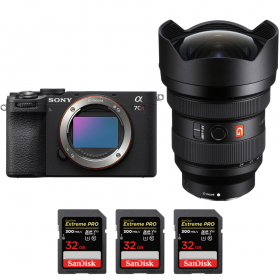 Sony A7CR Black + FE 12-24mm f/2.8 GM + 3 SanDisk 32GB Extreme PRO UHS-II SDXC 300 MB/s-1