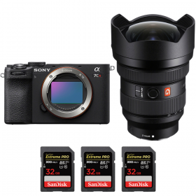 Sony A7CR Noir + FE 12-24mm f/2.8 GM + 3 SanDisk 32GB Extreme PRO UHS-II SDXC 300 MB/s-1