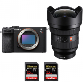 Sony A7CR Negro + FE 12-24mm f/2.8 GM + 2 SanDisk 32GB Extreme PRO UHS-II SDXC 300 MB/s-1