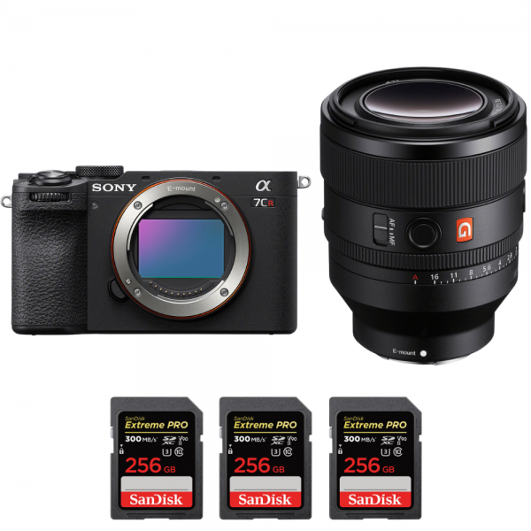 Sony A7CR Black + FE 50mm f/1.2 GM + 3 SanDisk 256GB Extreme PRO UHS-II SDXC 300 MB/s-1