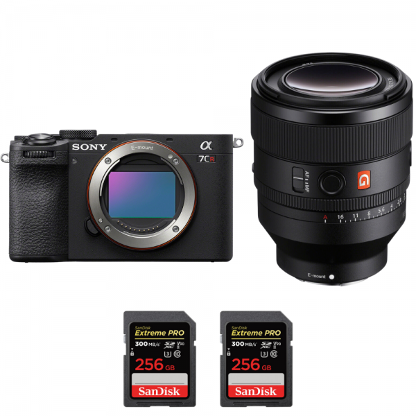 Sony A7CR Negro + FE 50mm f/1.2 GM + 2 SanDisk 256GB Extreme PRO UHS-II SDXC 300 MB/s|MCZ DIRECT