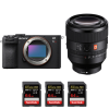 Sony A7CR Noir + FE 50mm f/1.2 GM + 3 SanDisk 64GB Extreme PRO UHS-II SDXC 300 MB/s - Appareil Photo Hybride|MCZ DIRECT