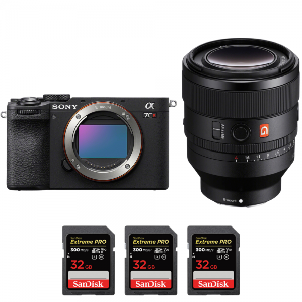 Sony A7CR Negro + FE 50mm f/1.2 GM + 3 SanDisk 32GB Extreme PRO UHS-II SDXC 300 MB/s|MCZ DIRECT