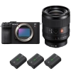 Sony A7CR Negro + FE 35mm f/1.4 GM + 3 Sony NP-FZ100|MCZ DIRECT