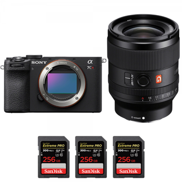 Sony A7CR Noir + FE 35mm f/1.4 GM + 3 SanDisk 256GB Extreme PRO UHS-II SDXC 300 MB/s-1