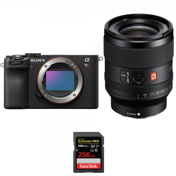 Sony A7CR Black + FE 35mm f/1.4 GM + 1 SanDisk 256GB Extreme PRO UHS-II SDXC 300 MB/s|MCZ DIRECT