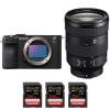 Sony A7CR Noir + FE 24-105mm f/4 G OSS + 3 SanDisk 256GB Extreme PRO UHS-II SDXC 300 MB/s - Appareil Photo Hybride|MCZ DIRECT