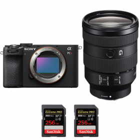 Sony A7CR Negro + FE 24-105mm f/4 G OSS + 2 SanDisk 256GB Extreme PRO UHS-II SDXC 300 MB/s-1