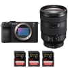 Sony A7CR Noir + FE 24-105mm f/4 G OSS + 3 SanDisk 32GB Extreme PRO UHS-II SDXC 300 MB/s - Appareil Photo Hybride|MCZ DIRECT