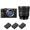 Sony A7CR Black + FE PZ 16-35mm f/4 G + 3 Sony NP-FZ100|MCZ DIRECT