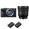Sony A7CR Black + FE PZ 16-35mm f/4 G + 2 Sony NP-FZ100|MCZ DIRECT
