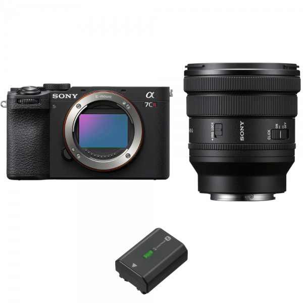 Sony A7CR Noir + FE PZ 16-35mm f/4 G + 1 Sony NP-FZ100 - Appareil Photo Hybride|MCZ DIRECT