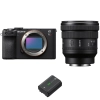 Sony A7CR Noir + FE PZ 16-35mm f/4 G + 1 Sony NP-FZ100 - Appareil Photo Hybride|MCZ DIRECT