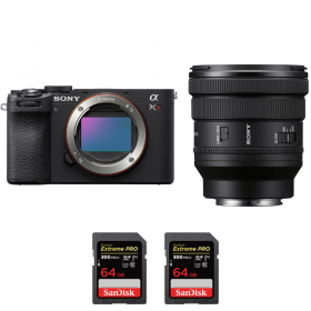 Sony A7CR Negro + FE PZ 16-35mm f/4 G + 2 SanDisk 64GB Extreme PRO UHS-II SDXC 300 MB/s-1