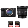 Sony A7CR Noir + FE PZ 16-35mm f/4 G + 2 SanDisk 64GB Extreme PRO UHS-II SDXC 300 MB/s - Appareil Photo Hybride|MCZ DIRECT