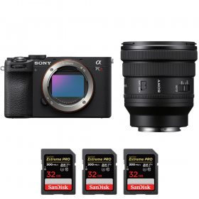 Sony A7CR Negro + FE PZ 16-35mm f/4 G + 3 SanDisk 32GB Extreme PRO UHS-II SDXC 300 MB/s-1
