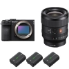 Sony A7CR Negro + FE 24mm f/1.4 GM + 3 Sony NP-FZ100|MCZ DIRECT