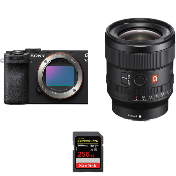 Sony A7CR Negro + FE 24mm f/1.4 GM + 1 SanDisk 256GB Extreme PRO UHS-II SDXC 300 MB/s-1
