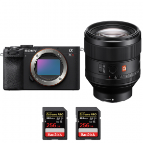 Sony A7CR Black + FE 85mm f/1.4 GM + 2 SanDisk 256GB Extreme PRO UHS-II SDXC 300 MB/s-1