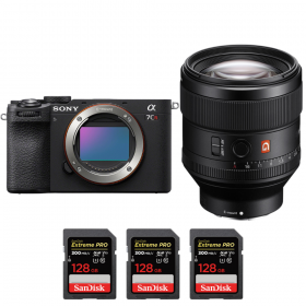 Sony A7CR Black + FE 85mm f/1.4 GM + 3 SanDisk 128GB Extreme PRO UHS-II SDXC 300 MB/s-1