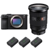 Sony A7CR Noir + FE 24-70mm f/2.8 GM II + 3 Sony NP-FZ100 - Appareil Photo Hybride|MCZ DIRECT