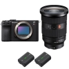 Sony A7CR Black + FE 24-70mm f/2.8 GM II + 2 Sony NP-FZ100|MCZ DIRECT