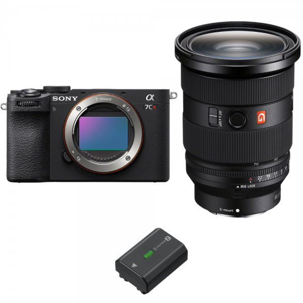Sony A7CR Negro + FE 24-70mm f/2.8 GM II + 1 Sony NP-FZ100|MCZ DIRECT