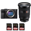 Sony A7CR Noir + FE 24-70mm f/2.8 GM II + 3 SanDisk 256GB Extreme PRO UHS-II SDXC 300 MB/s - Appareil Photo Hybride|MCZ DIRECT