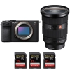 Sony A7CR Noir + FE 24-70mm f/2.8 GM II + 3 SanDisk 32GB Extreme PRO UHS-II SDXC 300 MB/s - Appareil Photo Hybride|MCZ DIRECT