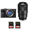 Sony A7CR Noir + FE 90mm f/2.8 Macro G OSS + 2 SanDisk 256GB Extreme PRO UHS-II SDXC 300 MB/s - Appareil Photo Hybride|MCZ DIRECT