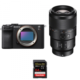 Sony A7CR Noir + FE 90mm f/2.8 Macro G OSS + 1 SanDisk 64GB Extreme PRO UHS-II SDXC 300 MB/s-1